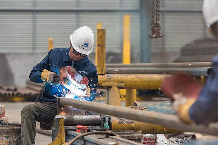 长葛网架焊接车间